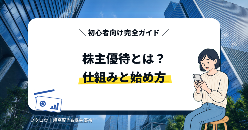 株主優待とは何かを解説する初心者向けガイドのアイキャッチ画像