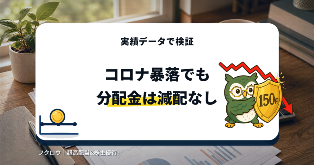 世界のベストはコロナ暴落局面でも毎月150円の分配金を減配せず据え置いた実績を検証するアイキャッチ画像