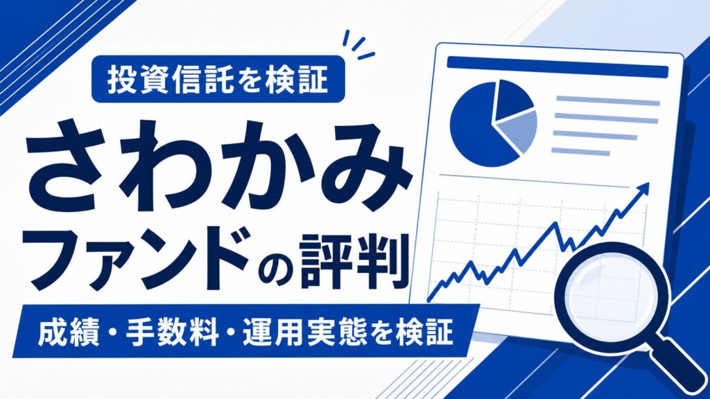 さわかみファンドの成績・手数料・運用実態を検証する